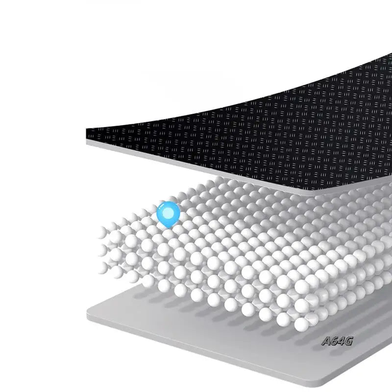 Stride & Flow anti-fatigue mat with textured surface, designed for comfort and support in standing work areas.