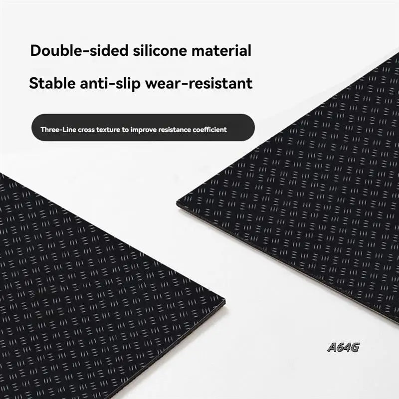 Stride & Flow anti-fatigue mat with textured surface for comfort and support in workspaces, ideal for standing desks.