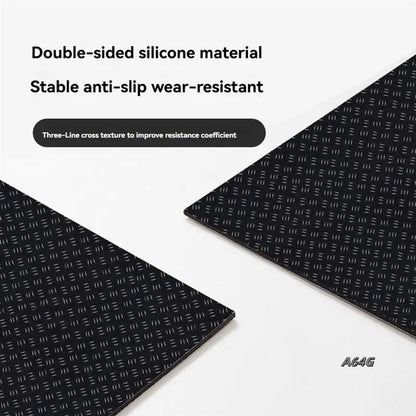 Stride & Flow anti-fatigue mat with textured surface for comfort and support in workspaces, ideal for standing desks.