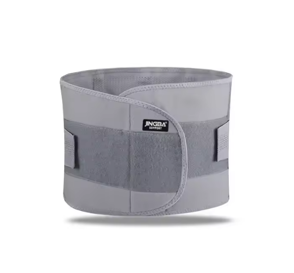 Black sweat belt by Stride & Flow designed to support core and waist during workouts or daily activities.